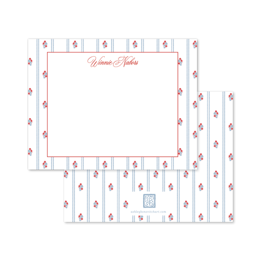 All American Floral Stationery Set