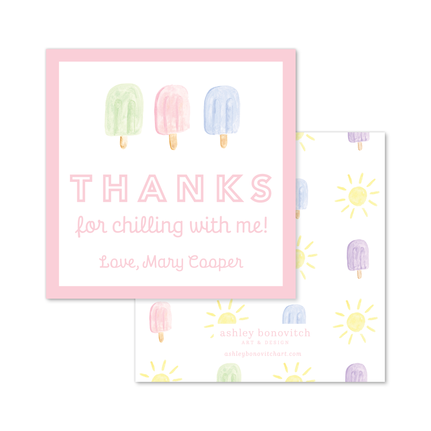 Popsicle Gift Tags