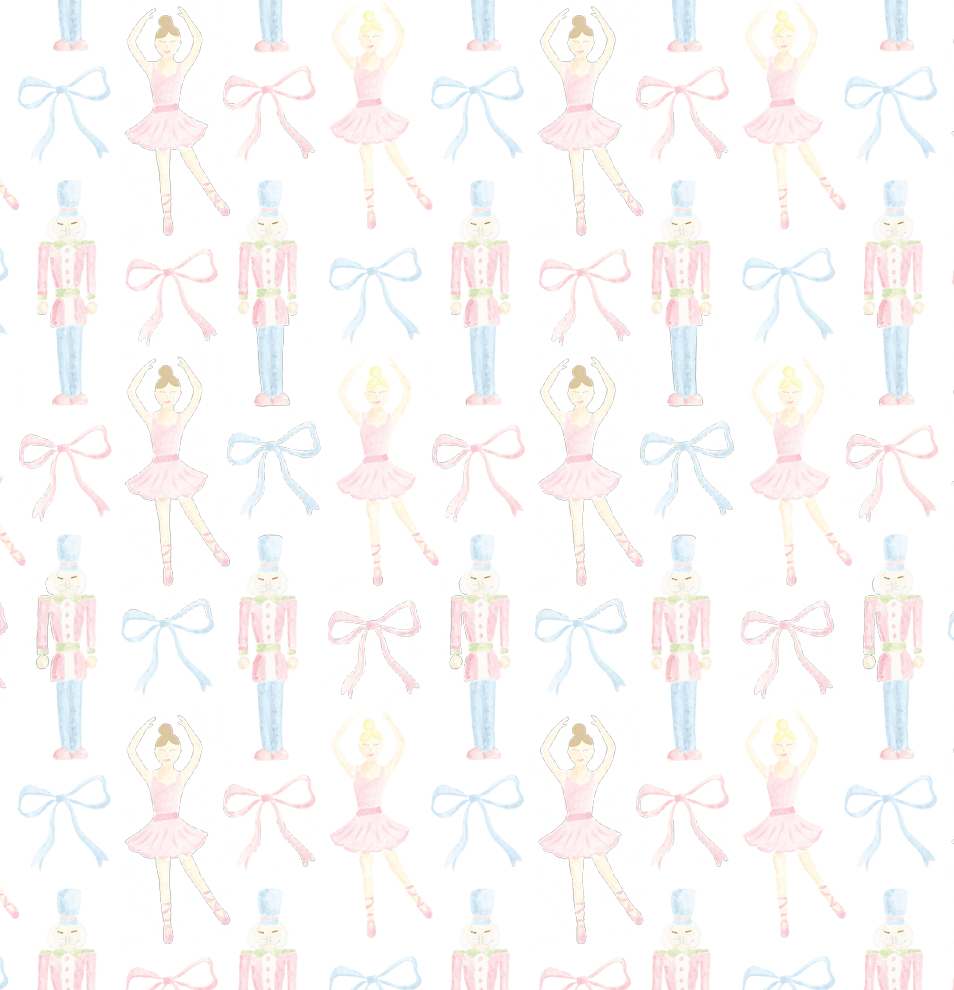 Nutcracker Ballet Wrapping Paper - PREORDER