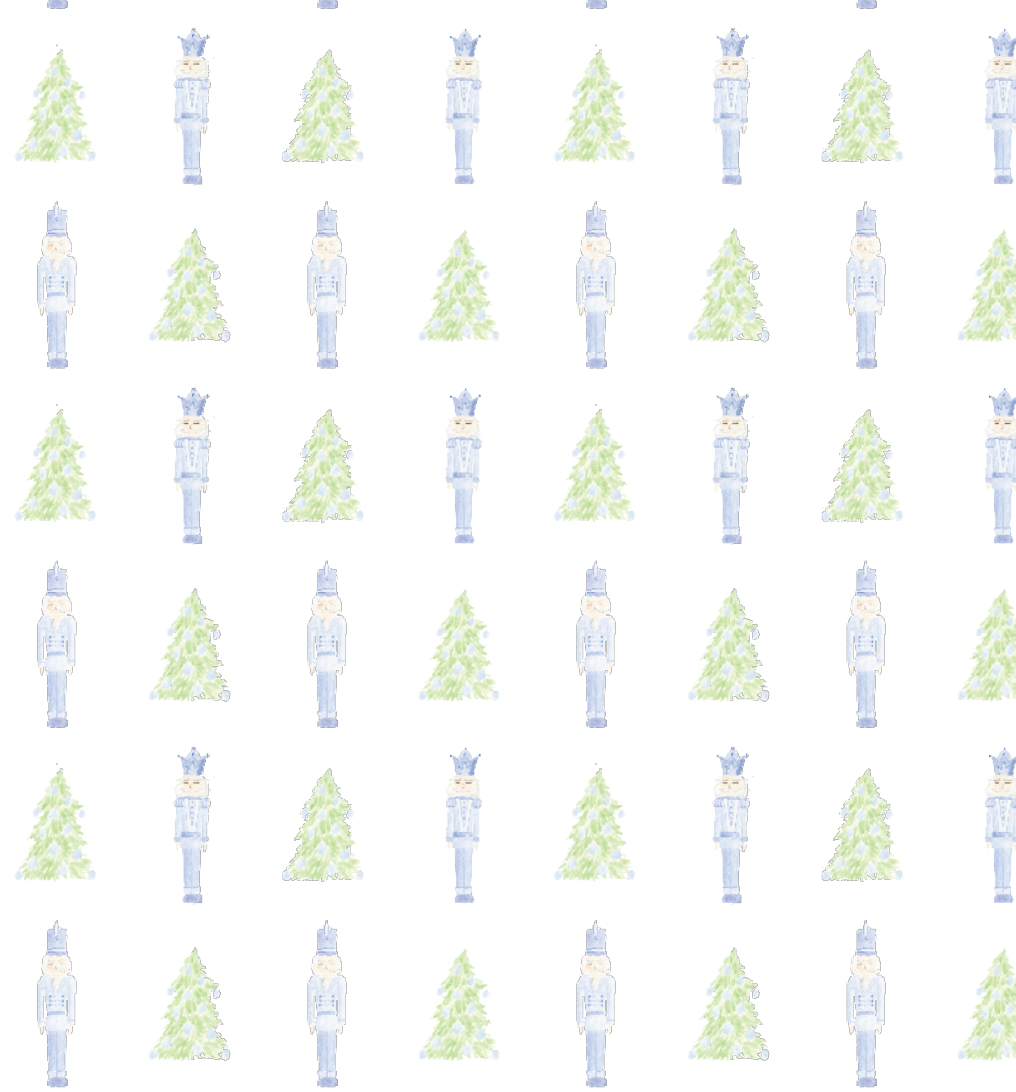 Nutcracker Trees Wrapping Paper - PREORDER