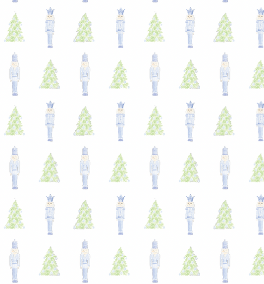 Nutcracker Trees Wrapping Paper - PREORDER