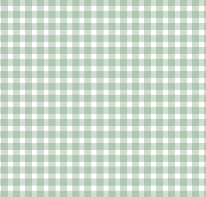 Gingham Wrapping Paper in Green - PREORDER