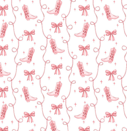 Western Christmas Wrapping Paper Sheets in Red -  PREORDER SHIPS NOV. 17TH