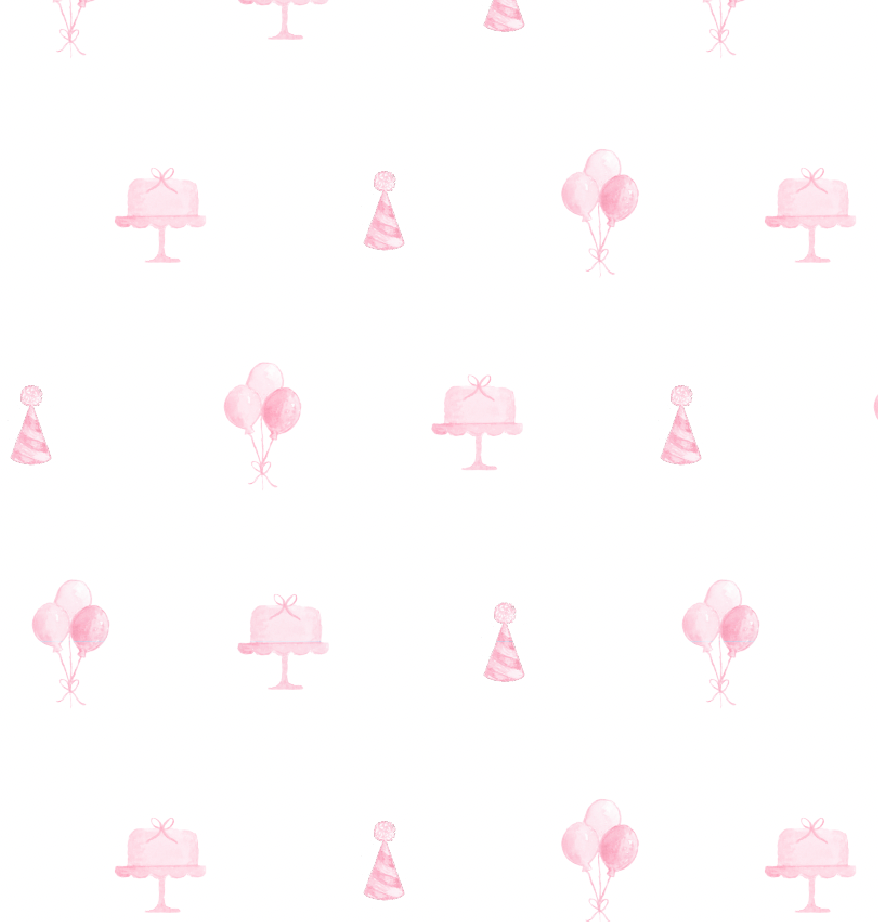 Classic Pink Birthday Pattern