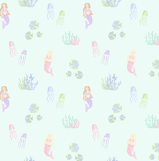 Under the Sea Mermaids Pattern