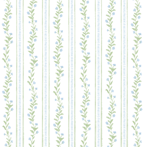 Dainty Blue Trellis Wrapping Paper-  PREORDER SHIPS NOV. 17TH