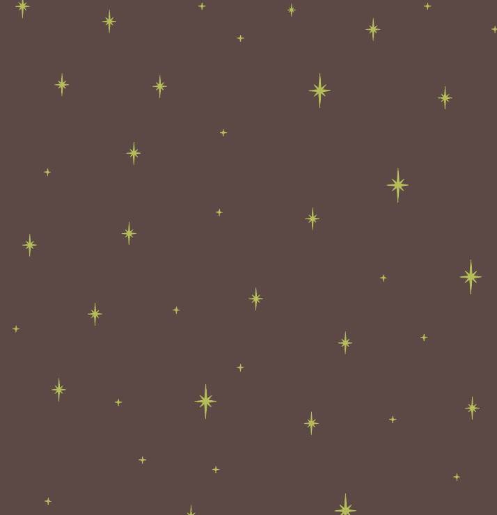 Celestial Wrapping Paper in Chocolate -  PREORDER SHIPS NOV. 17TH