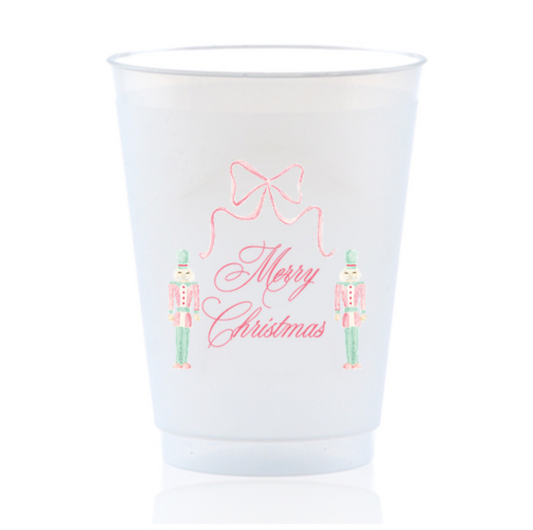 Nutcracker Bow Christmas Cups