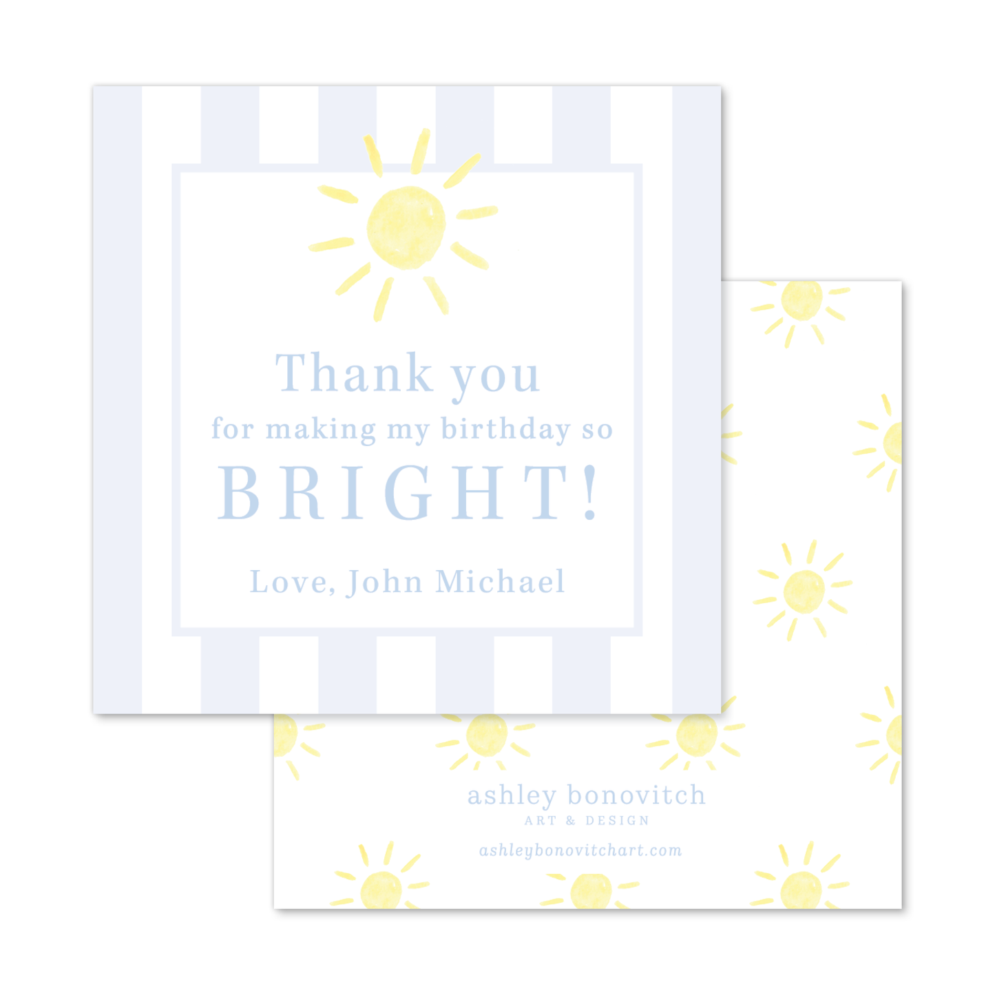 Sunshine Party Gift Tags