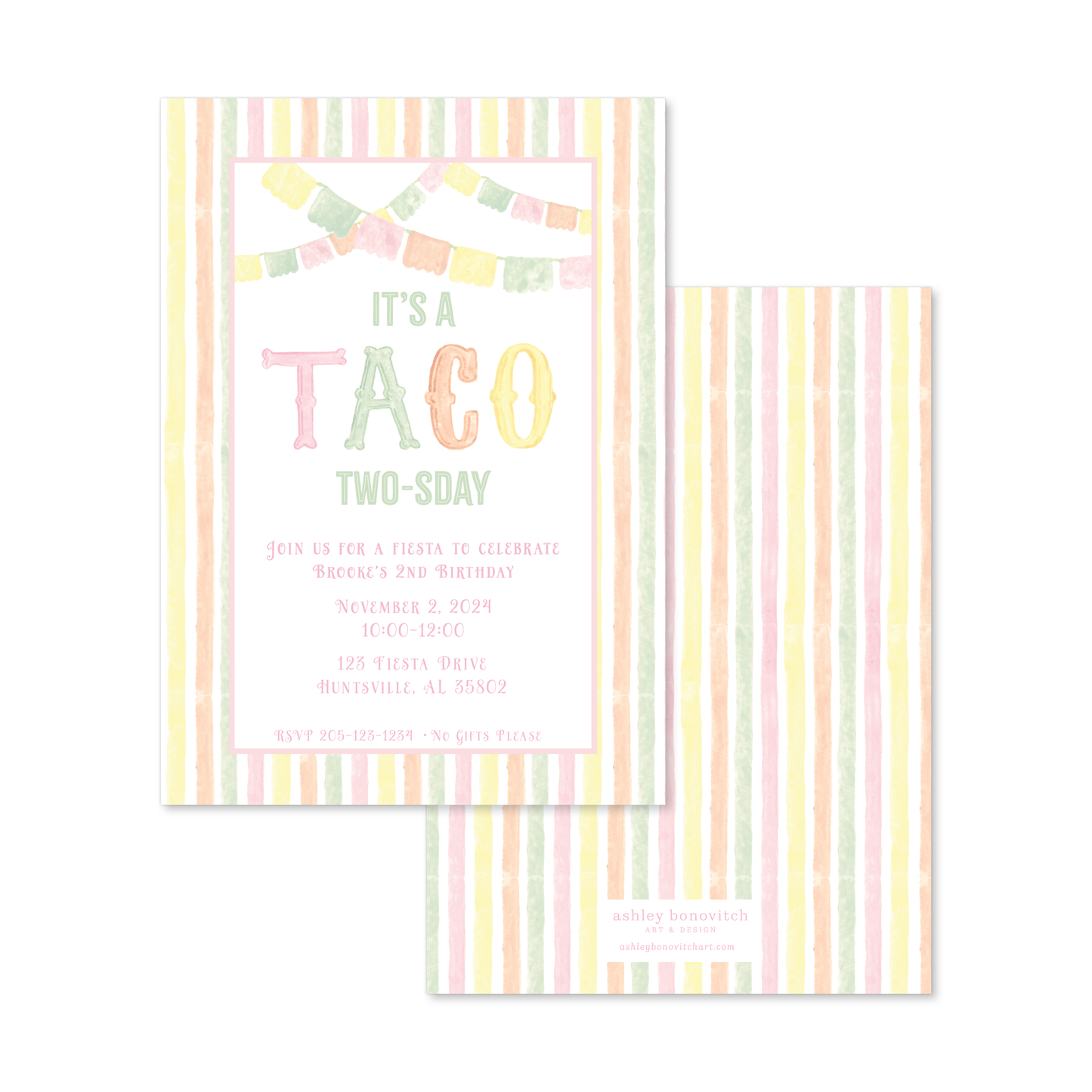 Taco Two-sday Invitations