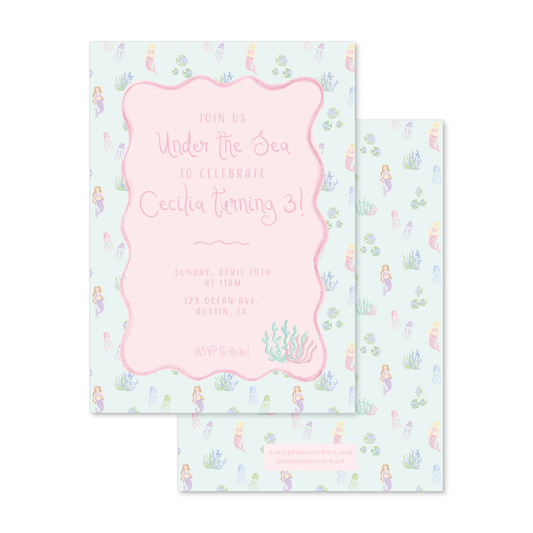 Under the Sea Party Invitation