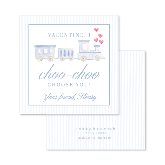 Choo-Choo-Choose You Valentines Tags