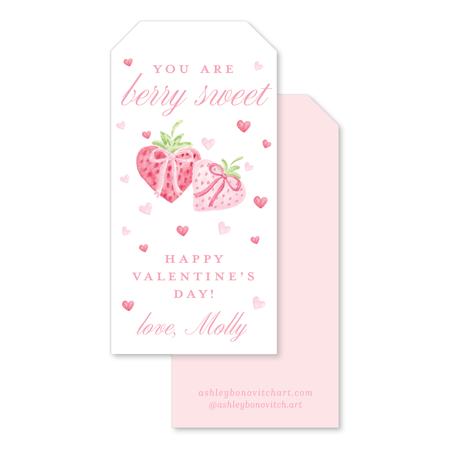 Berry Sweet Valentines Tags