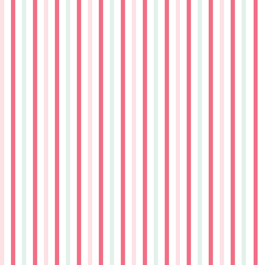 Christmas Stripes Wrapping Paper Sheets - PREORDER