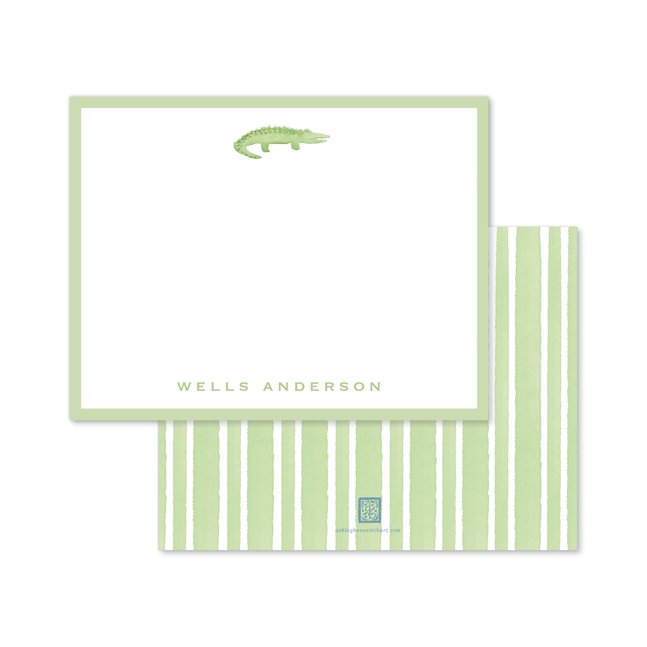 Alligator Stationery Set