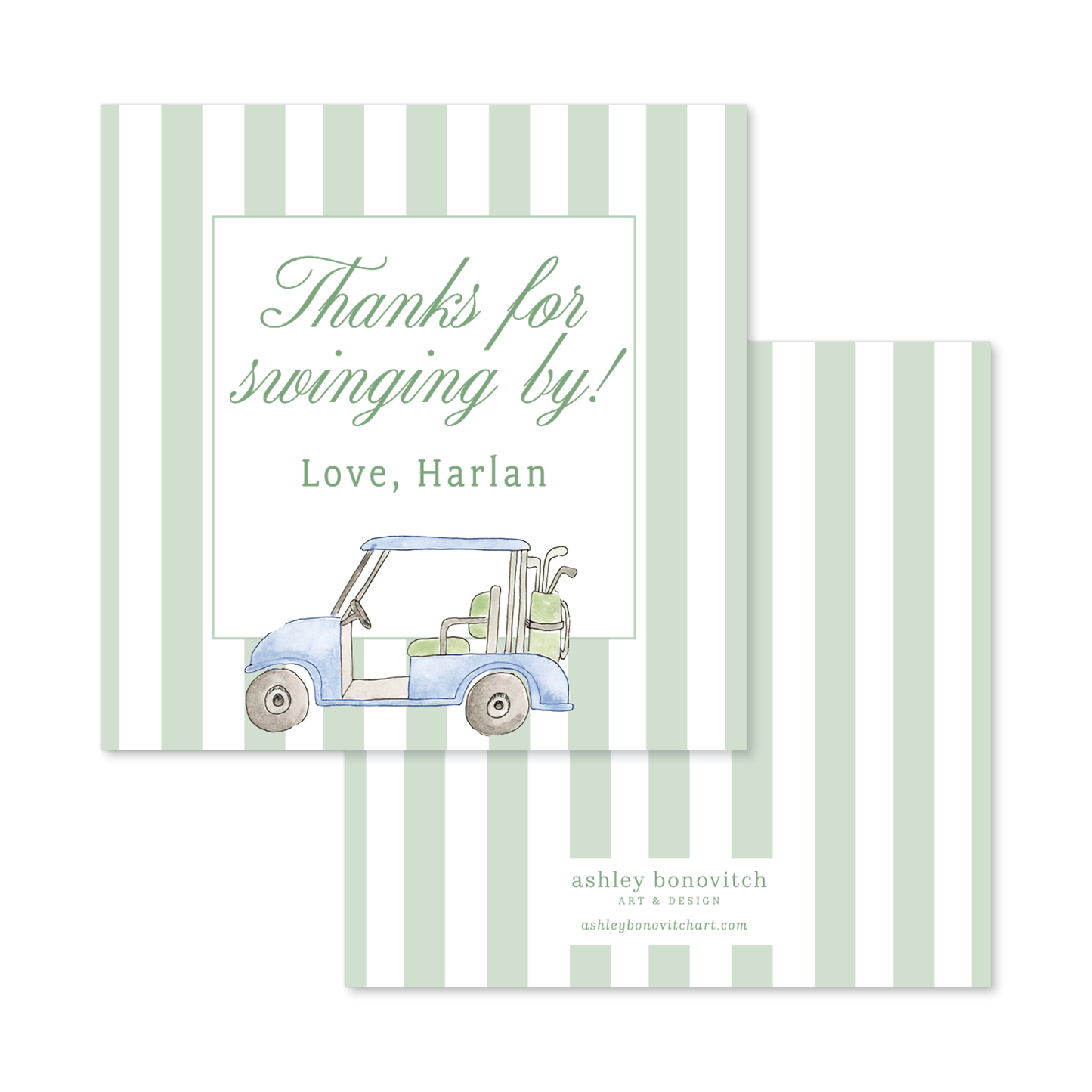 Golf Party Gift Tags