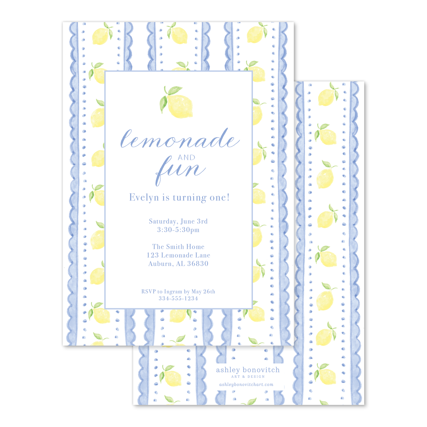 Lemonade & Fun Invitation