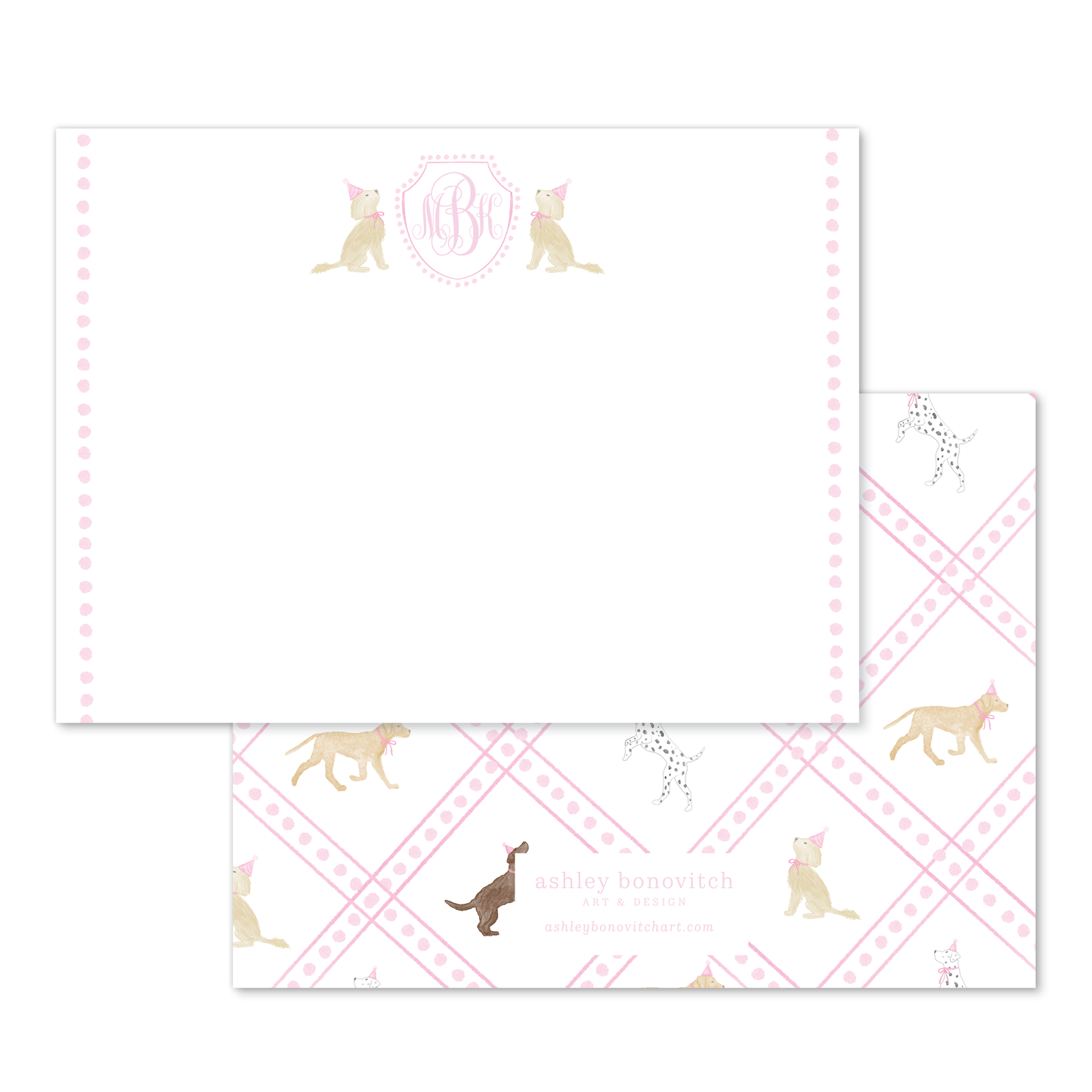 Party Puppies Stationery Set